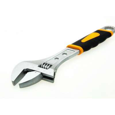 Double Color Handle Adjustable Wrench Hand Tools 8